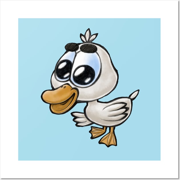 Duck (Animal Alphabet) Wall Art by TomsZoo